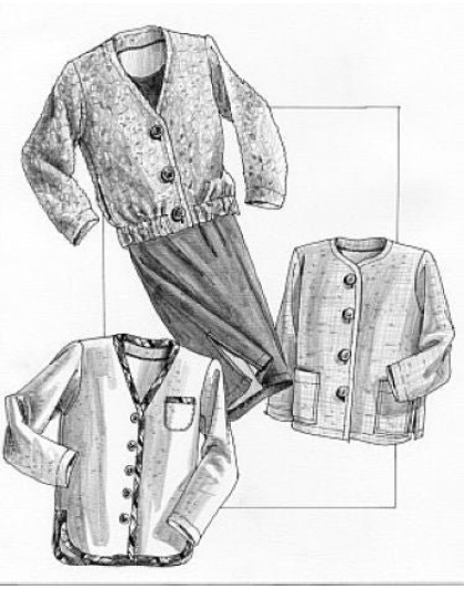 All Season Jacket and Soft Gathered Skirt sewing pattern #1265