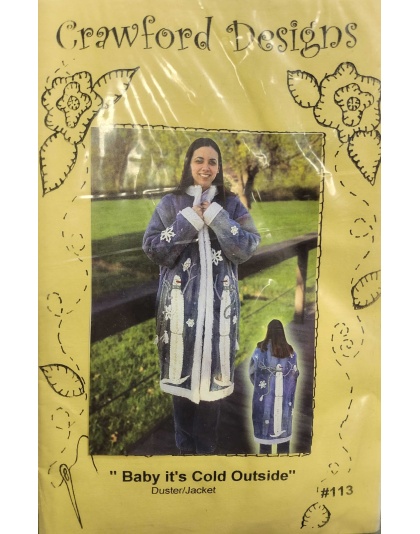 Baby its cold outside Duster/Jacket sewing pattern