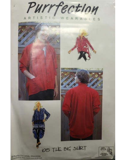 Dana Marie sewing pattern The Big Shirt 1015