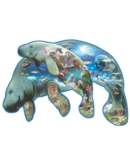 Manatees by Sunsout - 1000 piece jigsaw puzzle