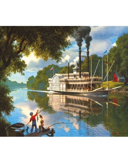 Old River Days Puzzle By Sunsout - 550 Pieces *Last One*