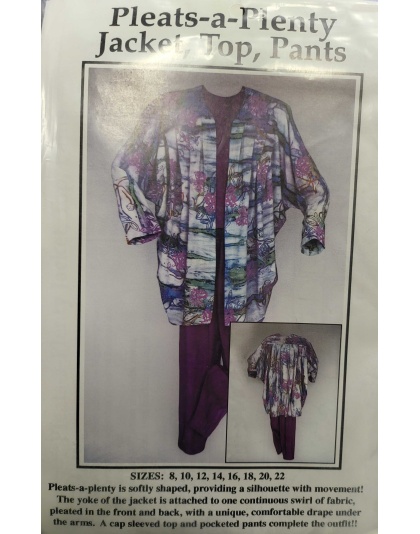 Pleats-a-Plenty Jacket, Top, Pants Size 8-22