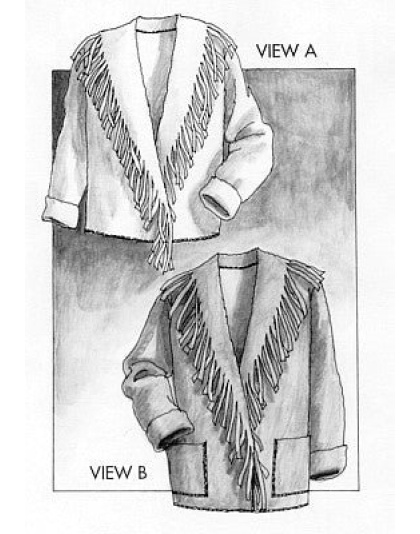 THE FRINGED JACKET sewing pattern #825