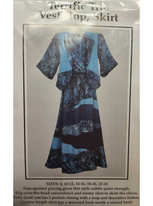 Terrific Trio Vest Top Skirt sewing pattern 1901