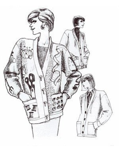 The Sewers Cardigan sewing pattern 865