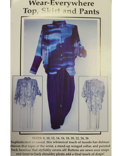 Wear-everywhere Top Skirt and pants Size 8-26