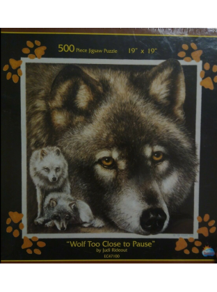 Wolf Too Close To Pause Puzzle By Sunsout - 100 Pieces *Last One*