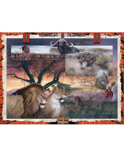 African Safari Puzzle By Sunsout - 1000 Pieces *Last One*