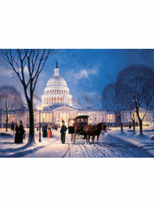 Winter Evening on the Hill Jigsaw Puzzle By Sunsout - 1000 Pieces *Last One*